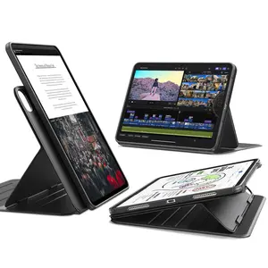 ESR for iPad Pro 11 Inch Case (M5/M4) 2025/2024, Rotating Case with Removable Magnetic Cover, Adjustable Portrait/Landscape Stand, 9 Standing Angles, Shift Series, Black