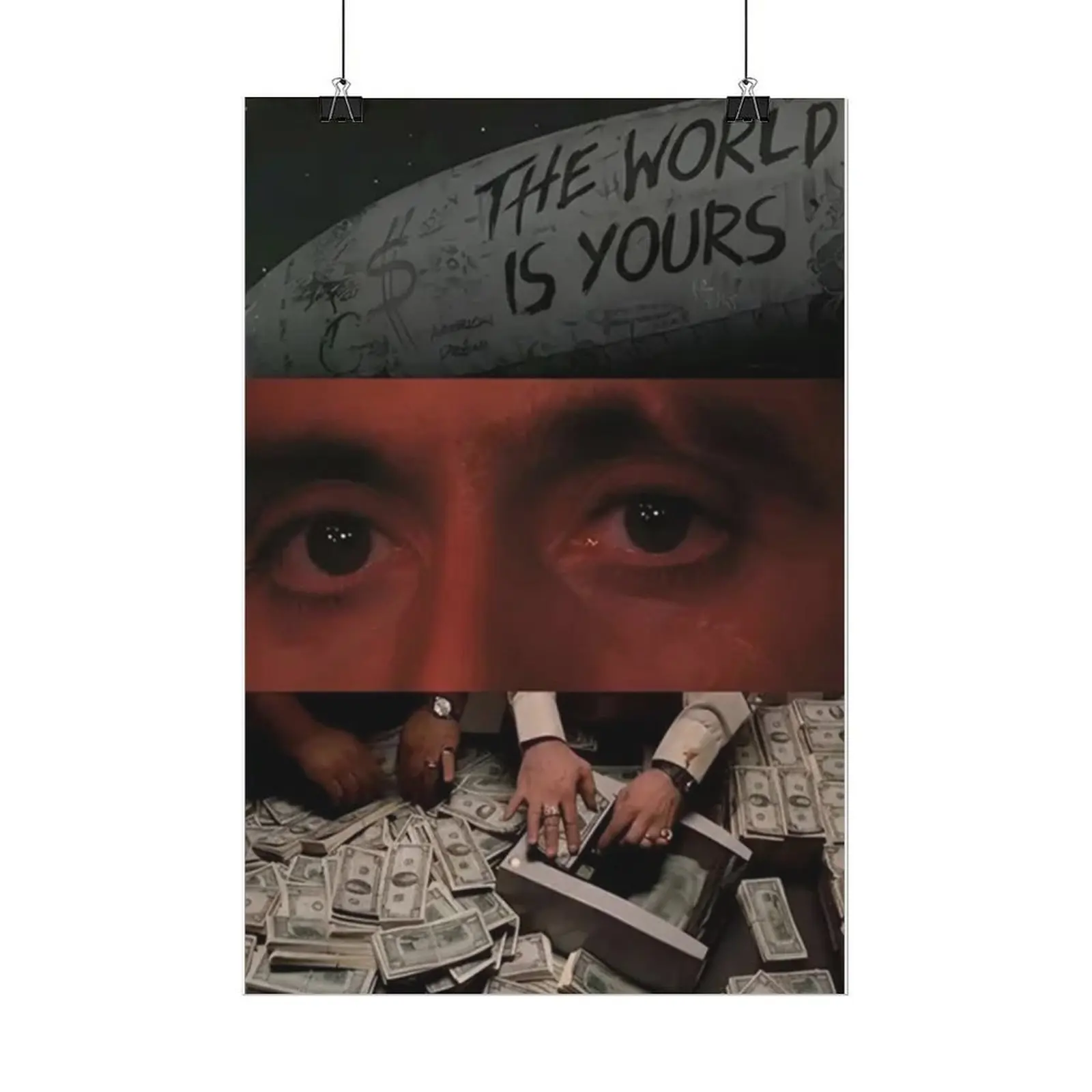 Scarface Tony Montana Classic Gangster Movie Canvas Print Poster Photo - Artistic Home Decor Wall Art, Ideal for Gaming Spaces, Collectible Gift for Movie Buffs
