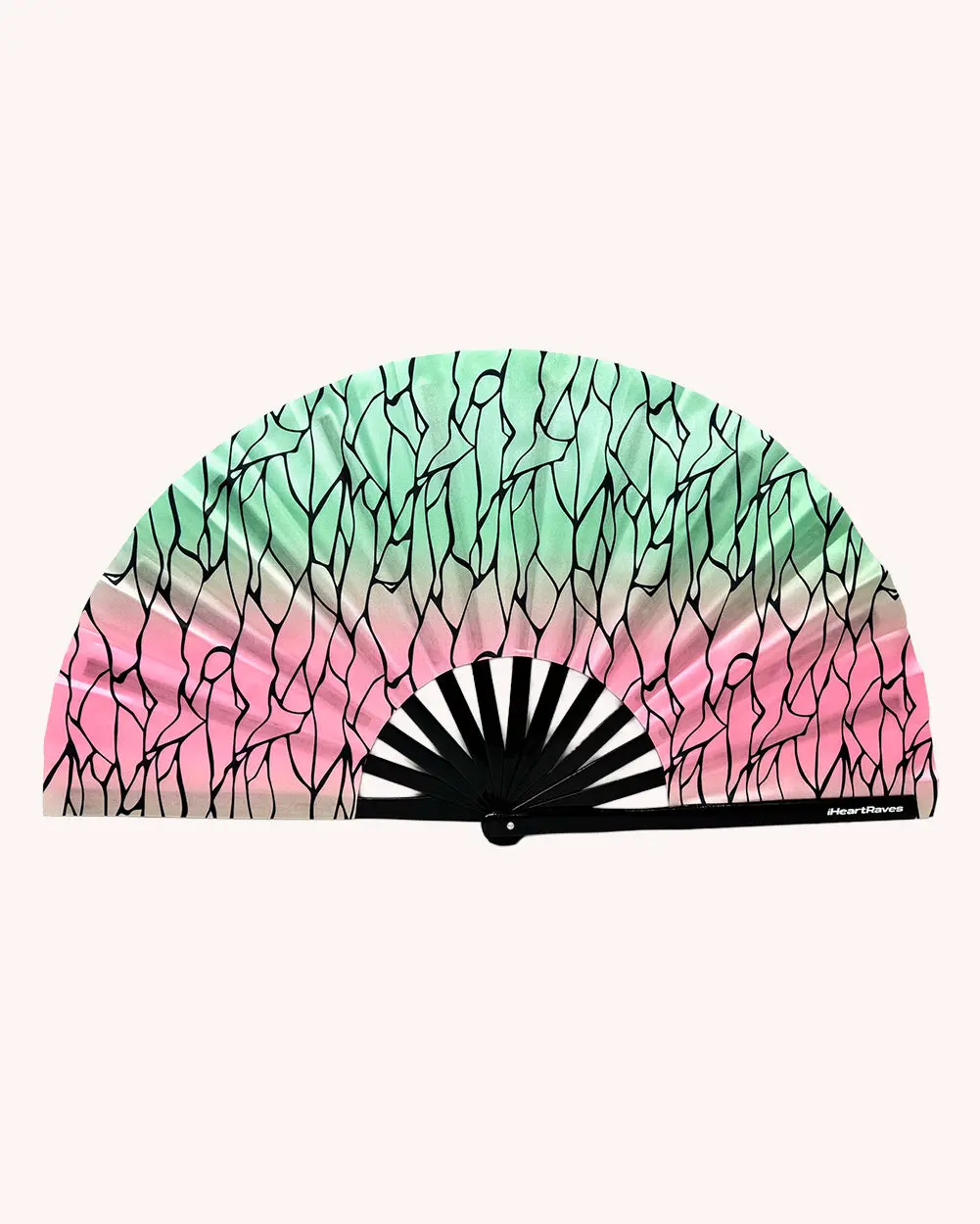 Butterfly Dance Print Hand Fan