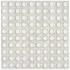 100-Pack Cabinet Door Bumpers 3/8 Inch – Clear Self-Adhesive Silicone Rubber Pads for Drawers, Furniture, Quiet Close, Sound Dampening, Anti-Scratch