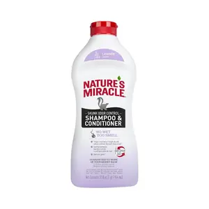 Nature’s Miracle Skunk Odor Control Shampoo & Conditioner – Lavender Scent – 32 oz – UPC 018065984227