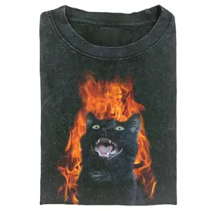 Retro Funny Vintage Graphic Tee,Angry Cat T-Shirt, Animal Shirt, Unisex Meme Cringe Funny Dumb Shirt, Gift For Men Women, Menswear Womenswear Streetwear Cotton Comfort110804