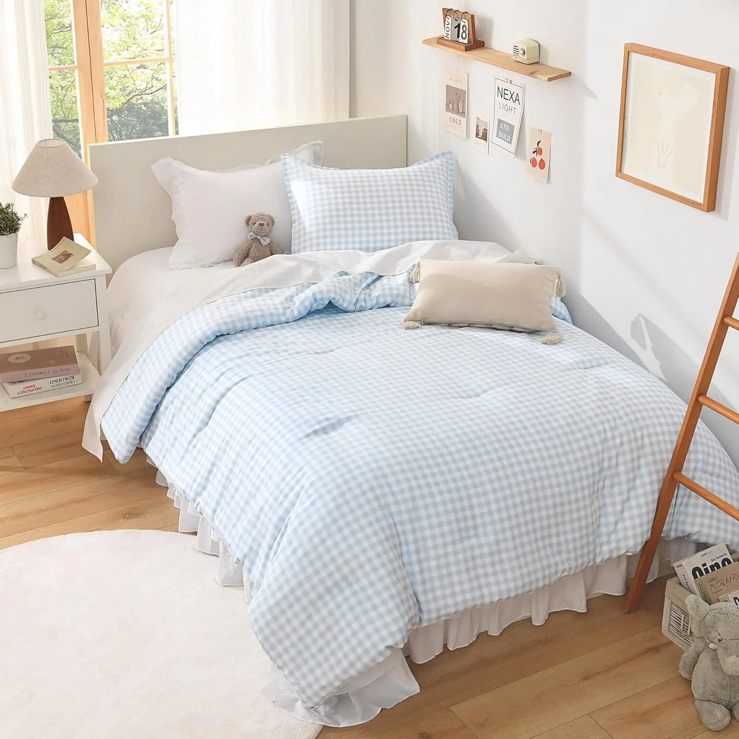 13   Gingham   Blue