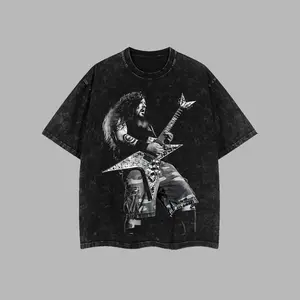 [$$$MANLIFE] Pantera Dimebag Darrell Guitarist  Retro Unisex Washed T-Shirt – Pantera Band 100% Heavyweight Cotton, 90s Records Rock Groove Metal Cotton Tee, Groove Metal Rock Band Shirt, Oversized Vintage Tee, Heavy Metal Merch, Gift for Rock Fans