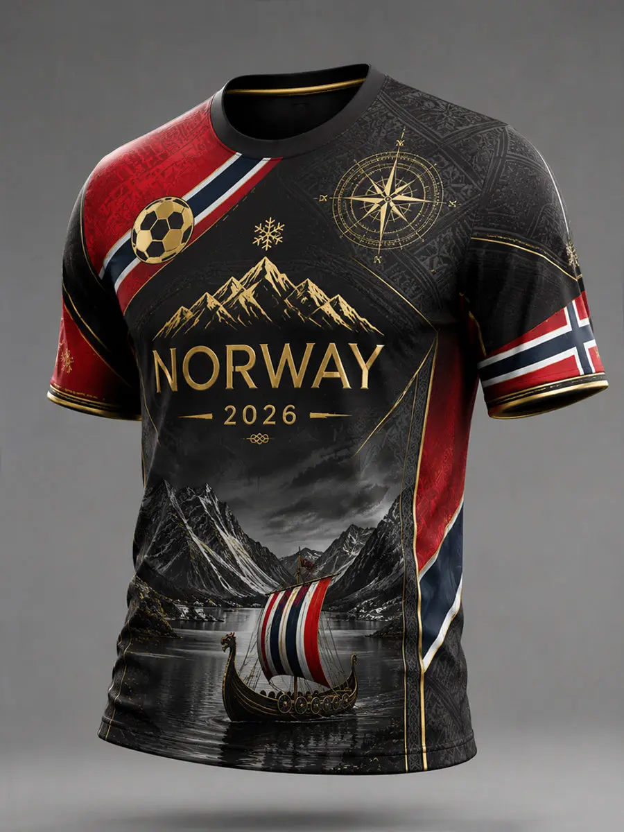 2026 Norge Soccer Jersey, Shirt Football Norway 2026 Home Jersey