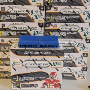 Panini 2025 Prizm No Huddle NFL Trading Cards Exclusive Rookie Autographs 8 Cards Per Pack 10 Packs Per Box