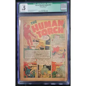 Timely Marvel Mystery Comics 15 CGC Qualified .5 Brittle Pages 1/41