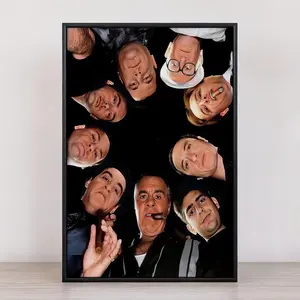 Vintage The Sopranos Movie Poster, Classic TV Show Wall Art, Aesthetic Room Decor, Friendship Poster for Home & Gifts( Unframed - Print Only )