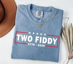 Comfort Colors Two Fiddy Shirt, USA 250 Years Tee, Funny Patriotic Graphic Tee, 1776 2026 Shirt, 4th of july Gift, Comfort Colors, Independence Day - The William