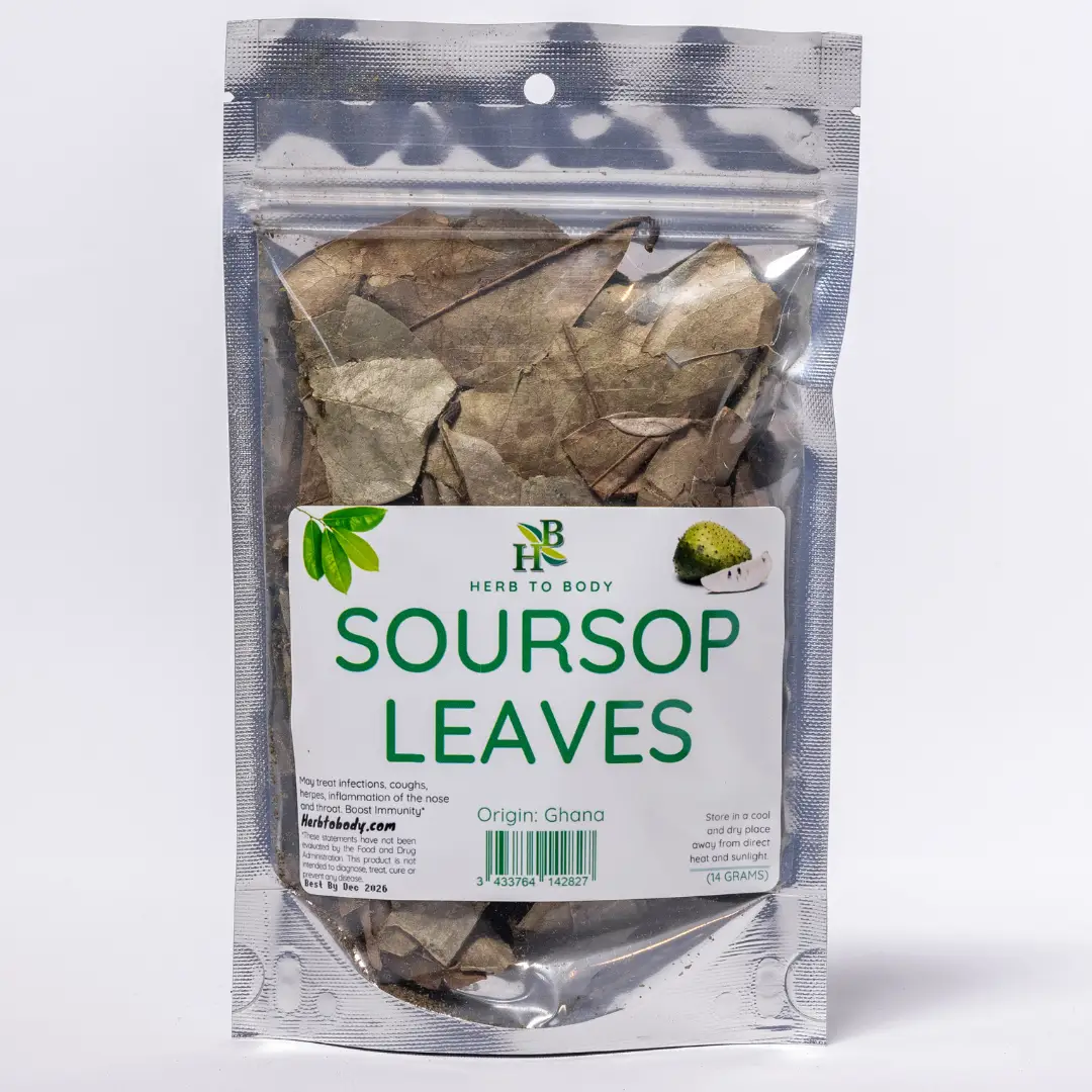 Soursop Leaves 14 Grams - Approximately 50 leaves Flavor Spice