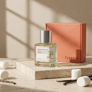 TIANSLO Marshmallow Sky Perfume - Sweet Vanilla & Orange Blossom Gourmand Fragrance, Long Lasting, 50ml/1.7oz scent good curations Floral Long-Lasting