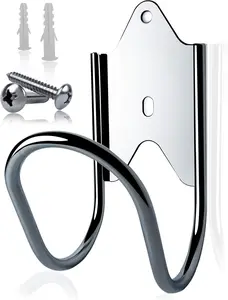 Garden Hose Holder, Garden Hose Hanger Wall Mount for Water Hose, Extension Cords, Air Compressor Hose, Heavy Duty & Rust Proof Set of 1