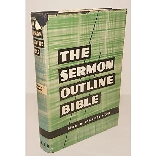 USED-The Sermon Outline Bible: Isaiah - Malachi by W. Robertson (Hardcover)