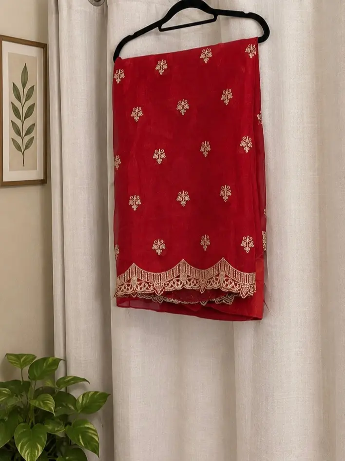 Elegant  in and Soft Saree for this festive season (Falls and Pico Done)