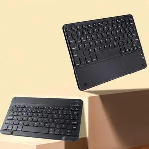 Colorful 10-Inch Touchscreen Keyboard for Tablets with Lithium Battery and Wireless Connectivity, Compact and Portable Computer Accessory for Enhanced Productivity and Fun, Touchpad Keyboard