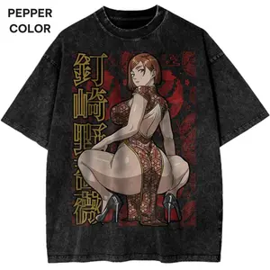 Nobara Kugisaki Shirt, Jujutsu Kaisen Shirt, Anime Shirt, Vintage T-Shirt, Anime Clothing For Fans, Collectors, Unisex Shirt Top Menswear