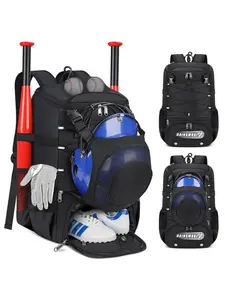 Baseball Backpack, Lightweight Softball Bag with Shoe Compartment, Waterproof Baseball Backpack, T-ball, and Softball Equipment Bag