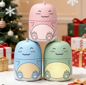 Cute Dinosaur-Shaped Toilet Cleaner Bottle Ocean Jasmine Peach Scented with 3 Powerful Cleaning Tablets Lasts 9 Months Easy to Use Septic Safe