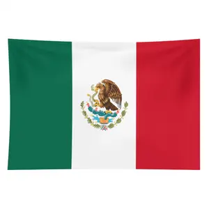 New tapestry, Mexican flag tapestry, vibrant colors, high-quality polyester fiber, lightweight indoor and outdoor home decoration tapestry