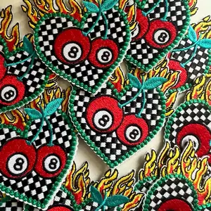 Cherry Iron on Patch