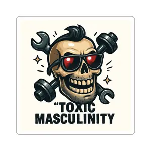 Edgy Kiss-Cut Stickers for Self-Expression, Alternative Humor, Laptop Stickers, Punk Aesthetic, Gift for Friends