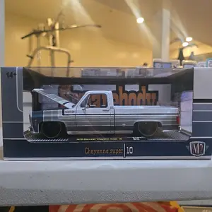 M2 Machines 1/24 1973 Chevrolet Cheyenne Squarebody, Greenbeans, 50 Shades, Outlaws, Edelbrock, Sweethearts, Quaker State, Your Pick.