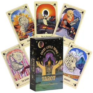 Tarot Card Game, 1 Box English Card Game, Classic Tarot Cards, Casual Table Game for Kids & Adults, Party Game, Fun Game for Family & Friends, Party Game Cards