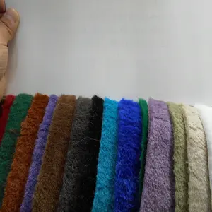 Australian Wool Cashmere Flat Shearling Snow Grain Fleece Imitation Rabbit Fur Wool Blend Knitted Fabric