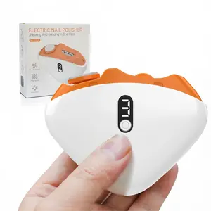 2-in-1 Smart Electric Nail Clipper: Safe, Quiet, and Precision Grooming for All Ages - With 3 Adjustable Speeds, Built-in LED Light, and Type-C Charging