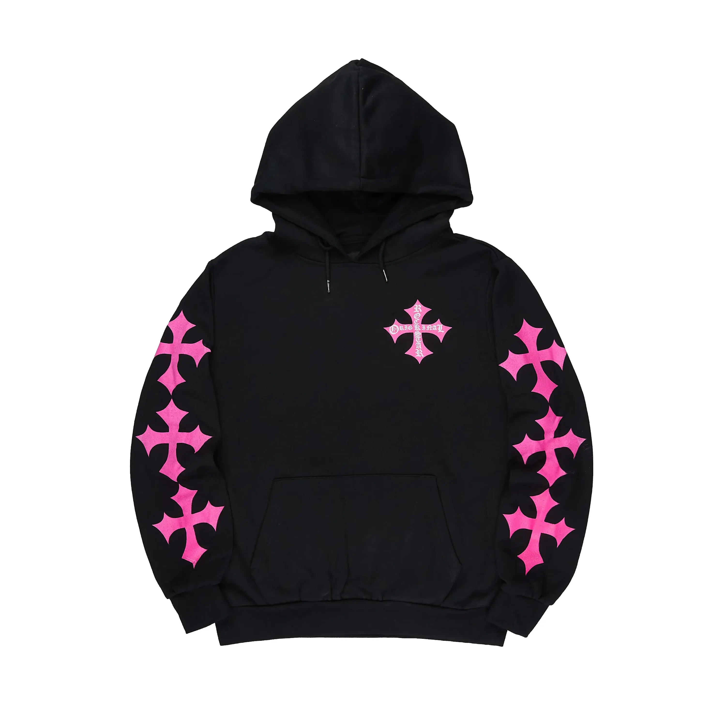 Slaydr Black/Pink Graphic Hoodie