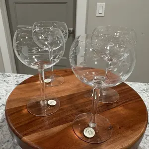 Juego de 4 copas princess house. Línea princess heritage