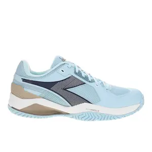 diadora Womens Blushield Torneo 3 All Ground Tennis Sneakers Shoes - Blue