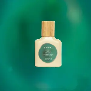 5 SENS Twin Flame Eau de Parfum 10mL | Cucumber Leaves Cardamom Indian Sandalwood | Magnetic Attraction Fragrance | Clean Vegan
