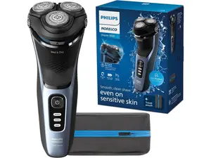 Philips Norelco Shaver 3600, Rechargeable Wet & Dry electric shaver with Pop-Up Trimmer and Storage Pouch