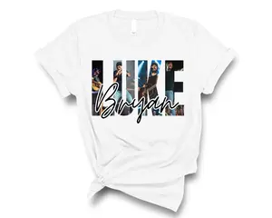 Luke Bryan Country Music T-Shirt Western Concert Tee for Women Nashville Music Festival Cowgirl Fan Shirt Casual Crew Neck Short Sleeve USA Summer Top