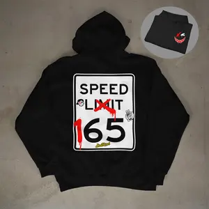 Speed Limit 165 Hoodie, Motorcycle Rider Hoodie, Racing Bike Hoodie, Gift for Riders, Street Rebel Hoodie