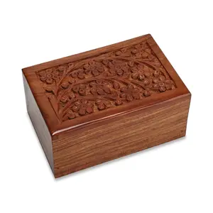 Rosewood Urn - Pet Cremation Urn For Dog, Cat