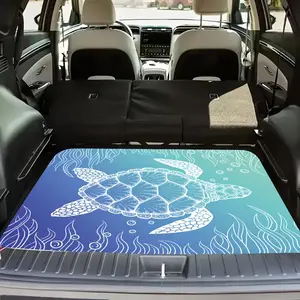 1pc Turtle Seaweed Theme Elements Car Trunk Mat for most models with dimensions of 29.53X39.37 inches Protects the trunk and reduces wear and tear car accessories, Car mats, Car Interior Decoration Christmas Gifts
