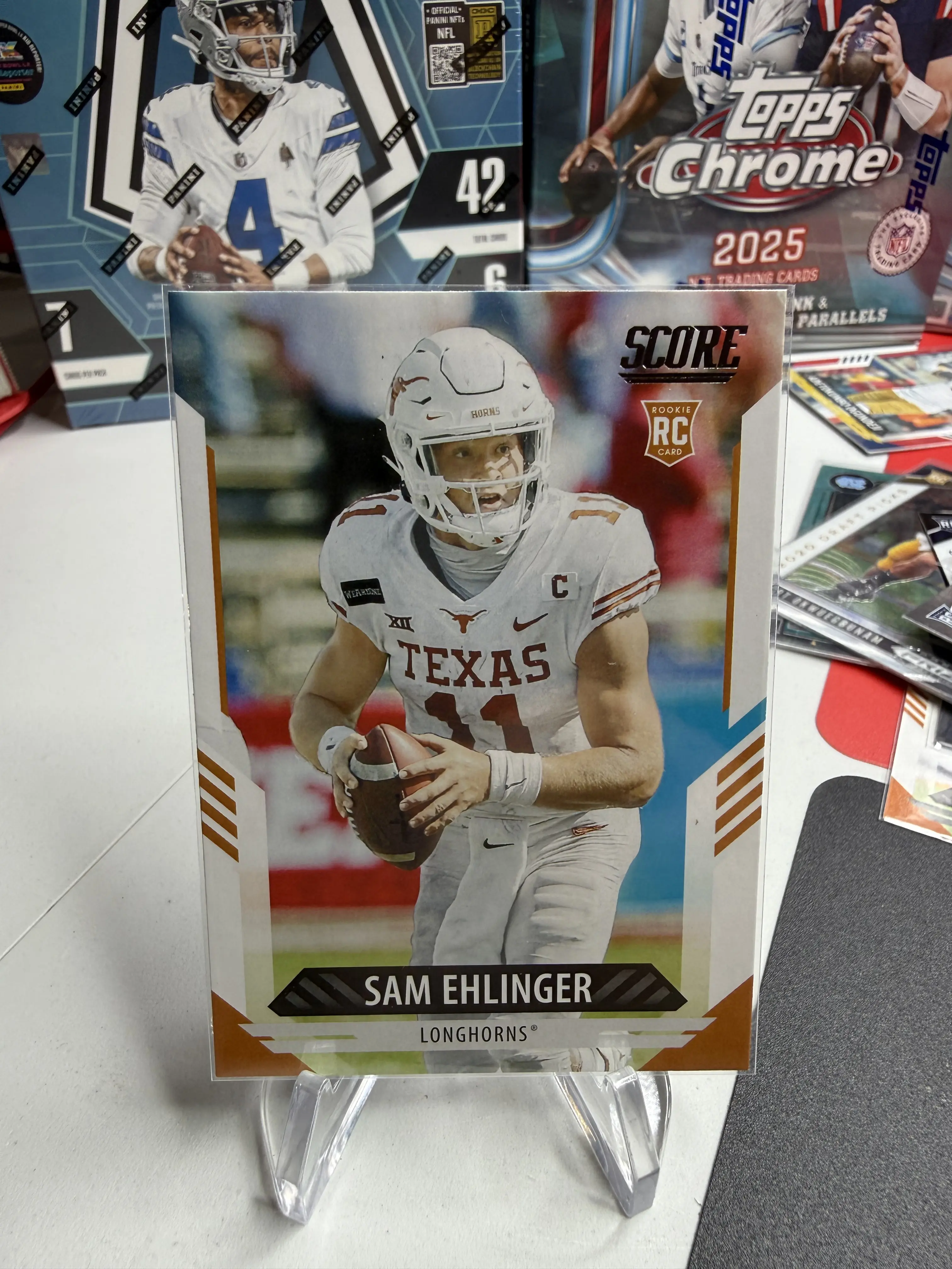 Sam Ehlinger Score Rookie Card