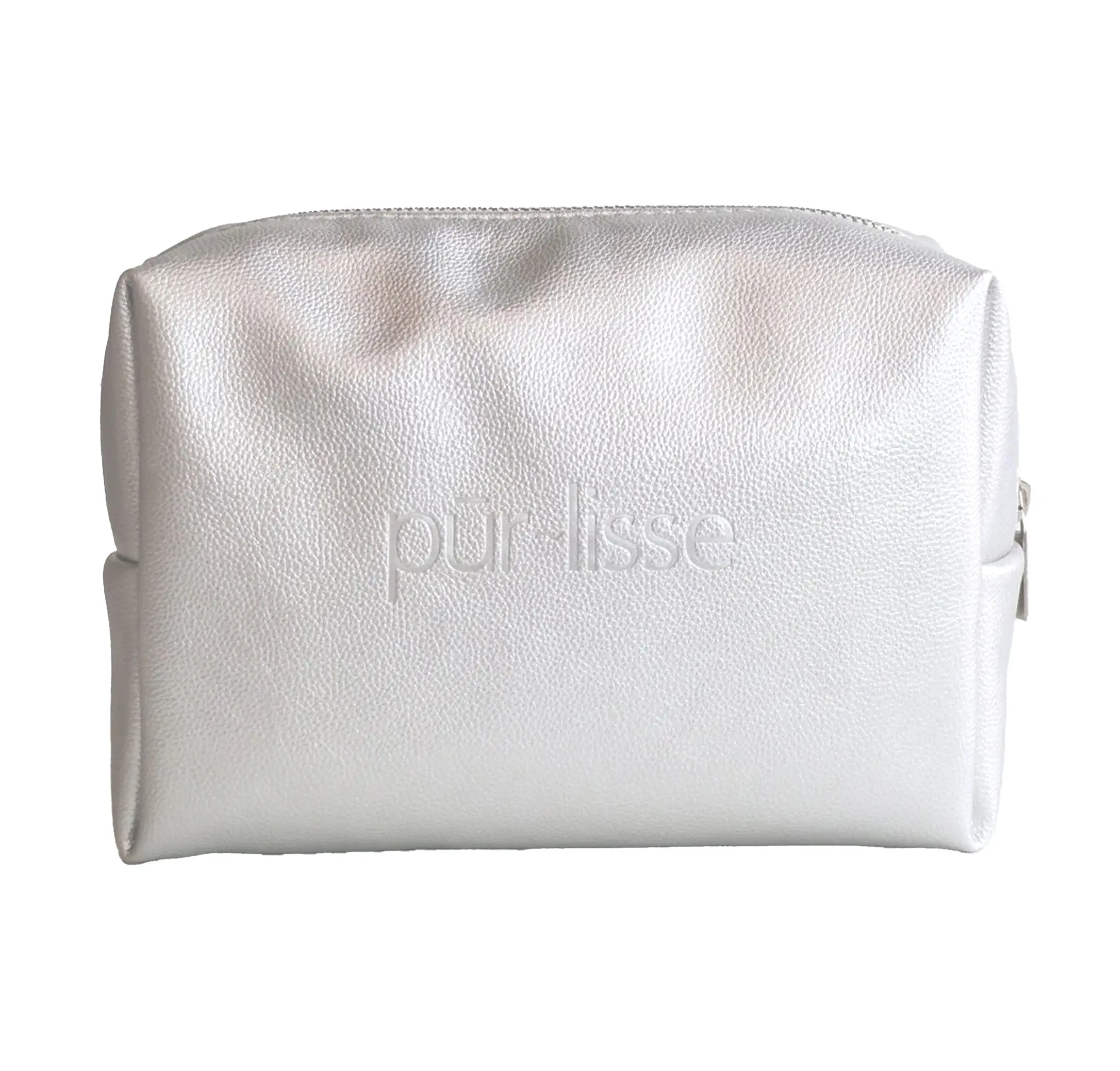 Silver Cosmetics Bag