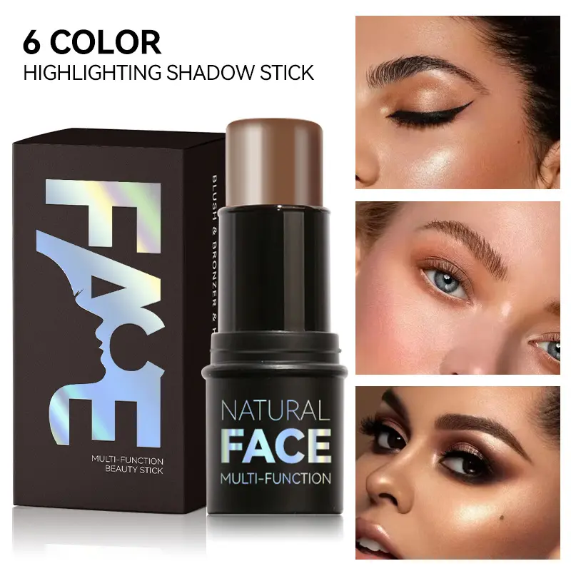 Highlight grooming stick, face shadow makeup multi-purpose shadow stick blush stick aegyo sal pen