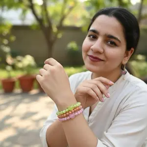 Angelique Artistry USA Cat Lover Natural Stone Bracelet Handmade with Adorable Cat-Shaped Bead Eco-Friendly Packaging Perfect Gift for Birthdays & Holidays