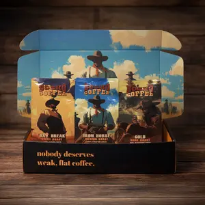 Bosho Coffee Variety 3-Pack Premium African Coffee Single Origin - Kenyan Daybreak Light Roast, Ethiopian Iron Horse Medium Roast, Burundian Bosho Gold Dark Roast