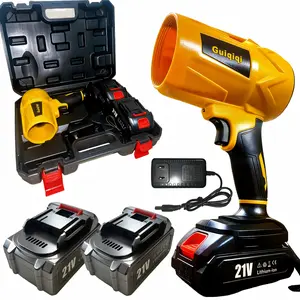 Turbo-Jet Blower — Cordless Electric Leaf Blower | 21V High-Velocity Airflow, Car Dryer, Handheld Snow Remover — Ideal for Home & Outdoor Use — Powerful Blowing Action for Leaves & Dust — The Perfect Birthday or Holiday Gift