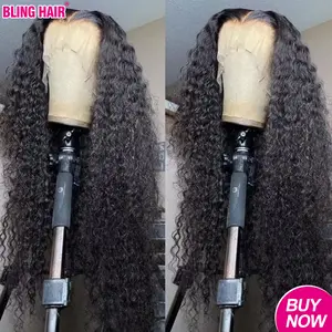 Bling Hair Clearance Deep Wave Lace Front Wig 13x4 13x6 Hd Lace Frontal Human Hair Wigs For Women Real Human Hair