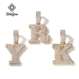 Custom Initial DIY Necklace｜Hip-Hop Diamond Pendant｜Your Secret Badge