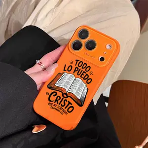 Todo en Cristo Phone Case Ultra Skin Friendly Touch All Inclusive Lens Compatible with Apple iPhone 17 16 15 14 13 12 Phone Protection, Lens Protection