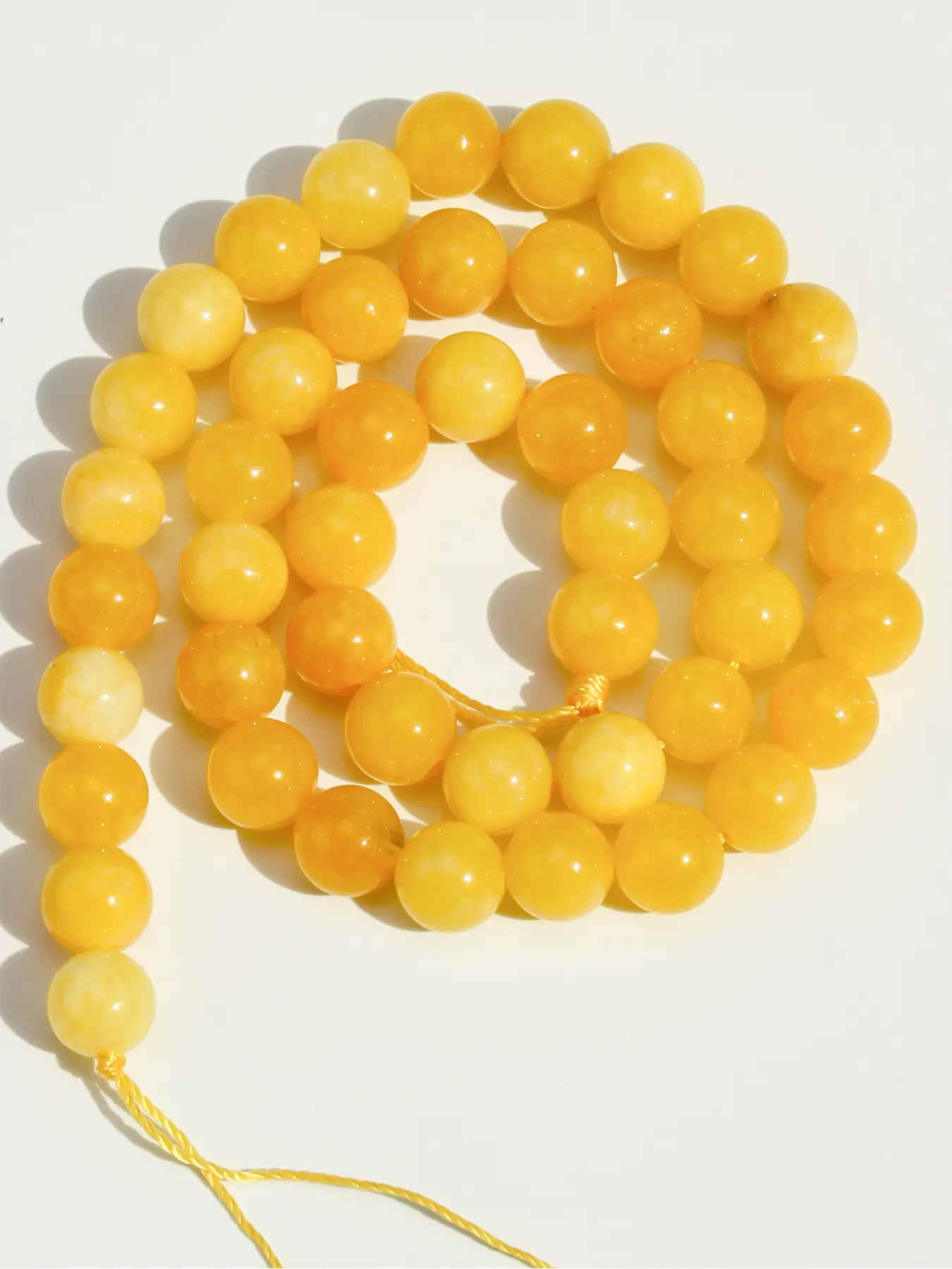Natural Yellow Jade Beads, Lustrous Topaz Round Loose Beads in 4/6/8/10mm Sizes, DIY Jewelry Making Supplies for Necklaces, Bracelets & Earrings, Bead Assortment, Diy Beading Accessories, Beads and Accessories, Beads For Crafts