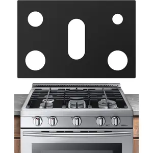 Silicone Stove Cover Gas Stove Top Burner Covers for Samsung Gas Range Reusable Non-Stick Washable Oven Liners 24.4x16.3 Inch
