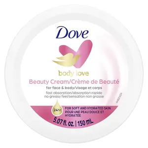 Dove Beauty Cream, Pink - 5 oz Face and Body Lotion
